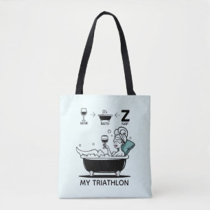 Womens Triathlon Tote Bag