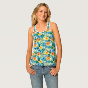 Women's Tropical Palms Tank Top
