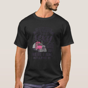 Womens Trucker Accessories For Truck Driver Woman T-Shirt