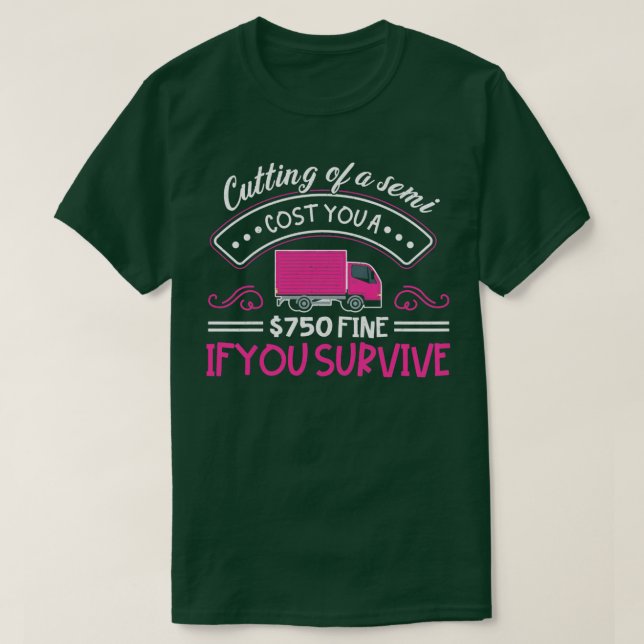 Womens Trucking Country Trucker Diesel Freight Tru T-Shirt (Design Front)