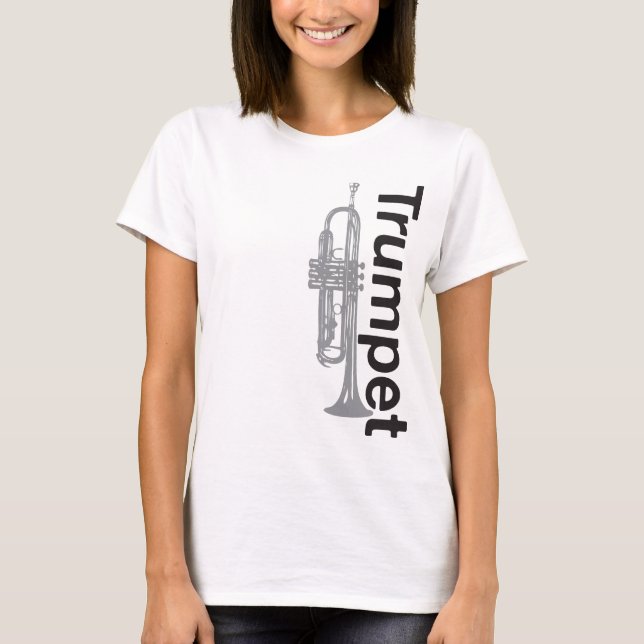 Womens Trumpet Ringer T-Shirt (Front)