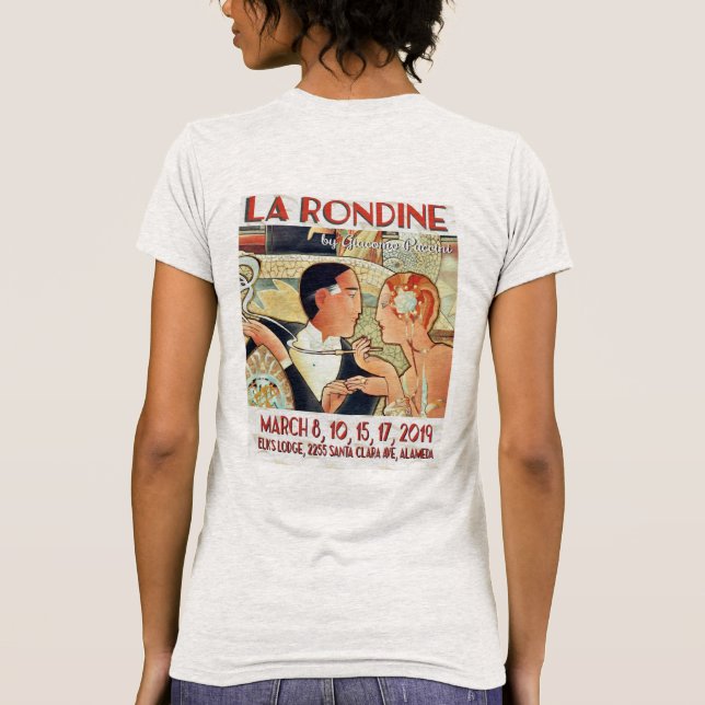 Women's tshirt 2019 Season La Rondine (Back)