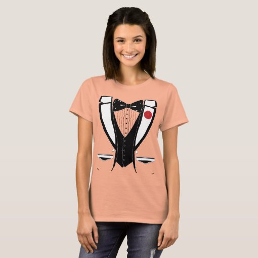 womens tuxedo shirt Zazzle