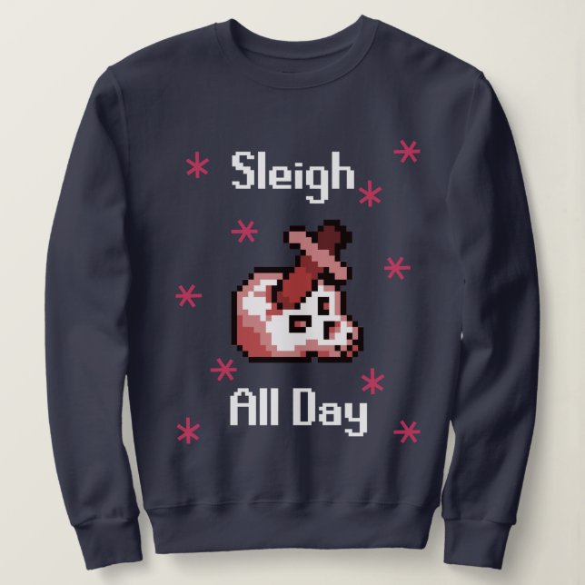 Runescape Osrs Pet Santa Hat Women's Ugly Christmas Sweater