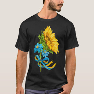Womens Ukraine Sunflowers and Wildflowers in Ukrai T-Shirt