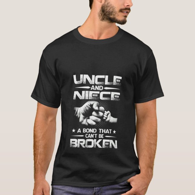 Womens Uncle And Niece A Bond That Can't Be Broken T-Shirt (Front)