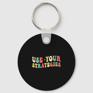 Womens Use Your Strategies Test Day Testing Exam S Keychain