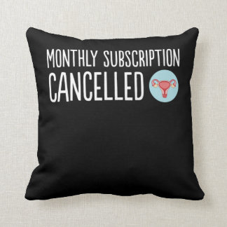 Womens Uterus Removal Surgery Hysterectomy Funny Throw Pillow