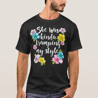 Womens Uterus  She Was Kinda Cramping My Style Gif T-Shirt