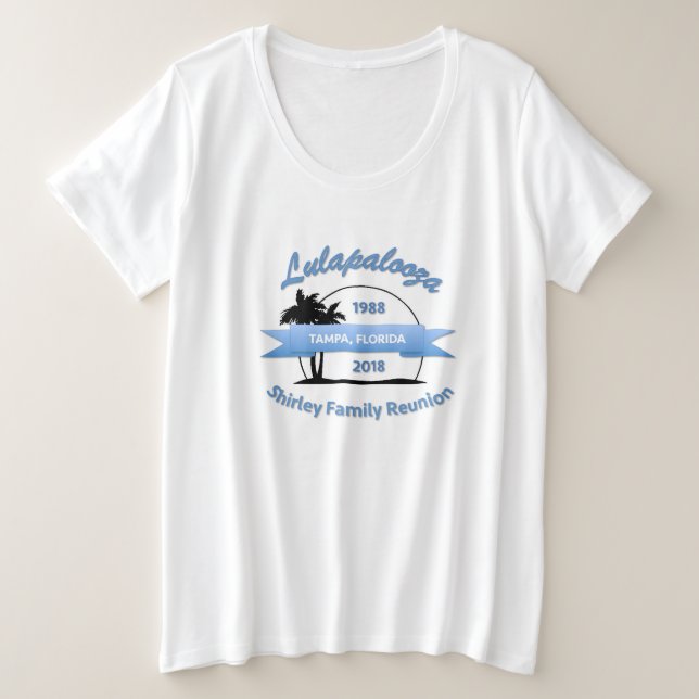 Women's v-neck Lulapalooza t-shirt (Design Front)