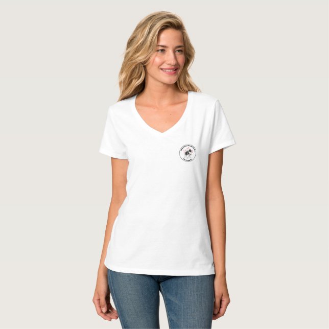 Women's V Neck Tee (Front Full)