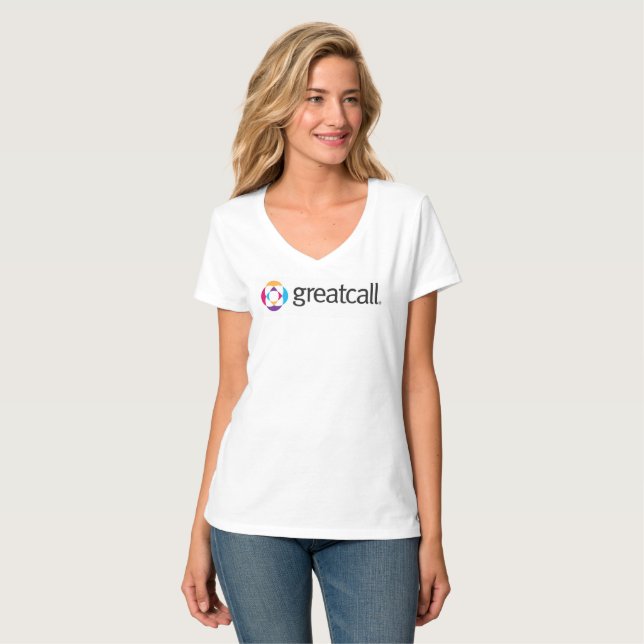 Women's v-neck tee (Front Full)