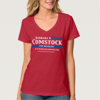 Women's VA Delegate Barbara Comstock Shirt (Red)