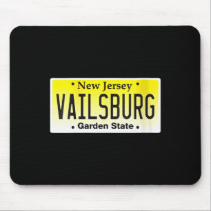 Womens Vailsburg Newark Nj City New Jersey License Mouse Pad