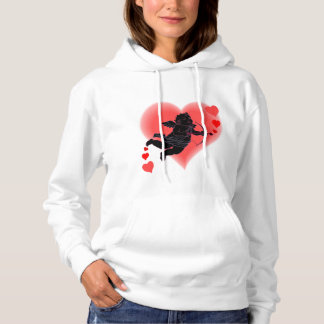 Women's Valentine Hoodies Cupid Sweatshirt