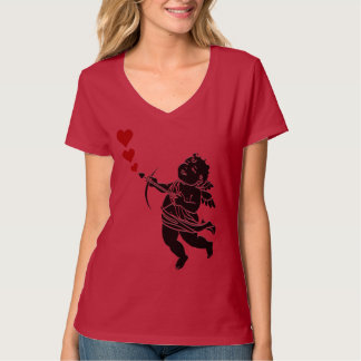 Women's Valentine's T-Shirt Cupid Shirt Custom