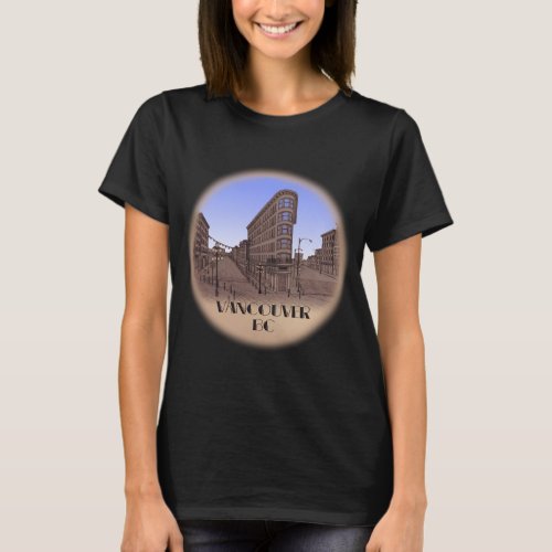 Womens Vancouver T_shirt Organic Gastown Souvenir