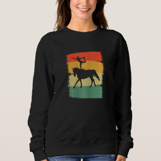 Womens Vaulting Horse Riding Equestrian Horseback Sweatshirt