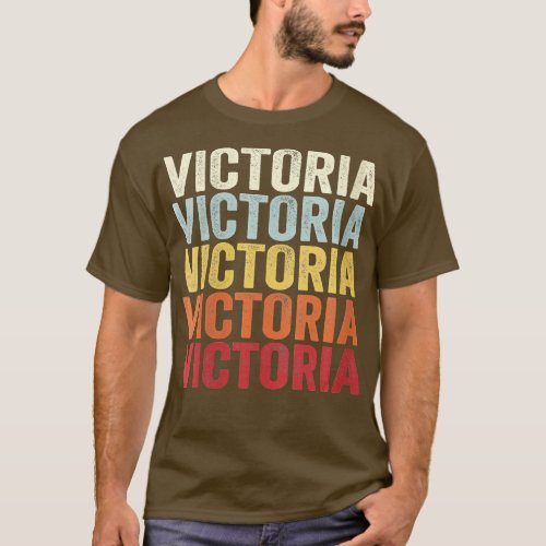 Womens Victoria Minnesota Victoria MN Retro Vintag T_Shirt