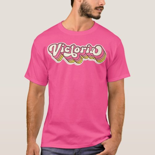 Womens Victoria Name Personalized First Name Surna T_Shirt