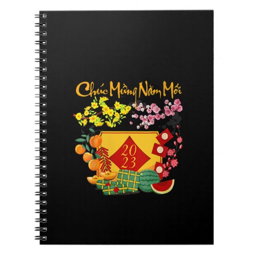 Womens Vietnamese Lunar New Year _ Tet 2023 Decora Notebook