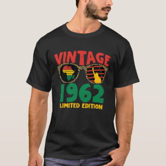 Womens Vintage 1962 African American Black Pride 6 T-Shirt