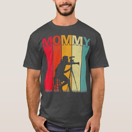 Womens Vintage Camera Operator  Retro Mothers Day  T_Shirt
