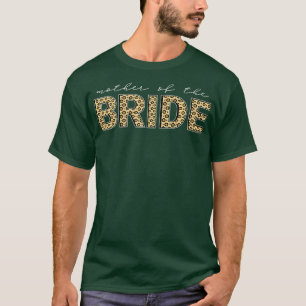 Womens Vintage Classy Cheetah Mother of Bride Appa T-Shirt