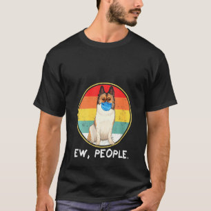 Womens Vintage Ew People Icelandic Sheepdog Dog We T-Shirt