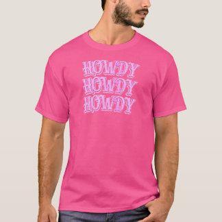 Womens Vintage Howdy Rodeo Western Country Souther T-Shirt