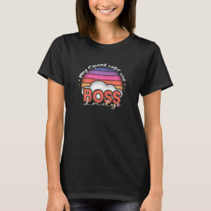 Womens  Vintage My Squad Calls Me Boss Lady Co Wor T-Shirt