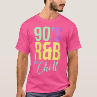 Womens Vintage Retro I Love 90'S Rb Chill Rb Hip T-Shirt