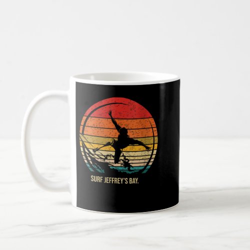 Womens Vintage Surf Jeffreys Bay Retro Surfer Sur Coffee Mug