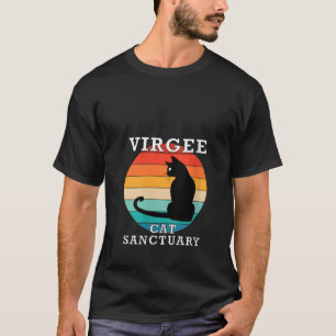 Womens Virgee Cat Sanctuary Group Family Reunion N T-Shirt