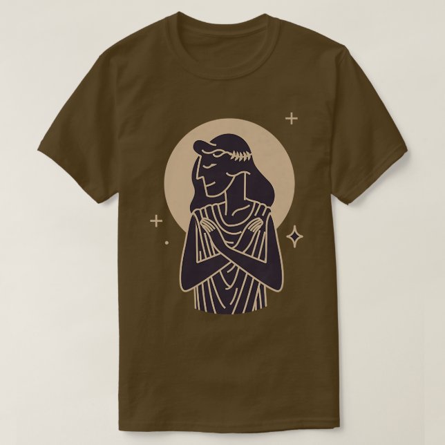 Womens Virgo Astrology Horoscope  Women Teens Back T-Shirt (Design Front)
