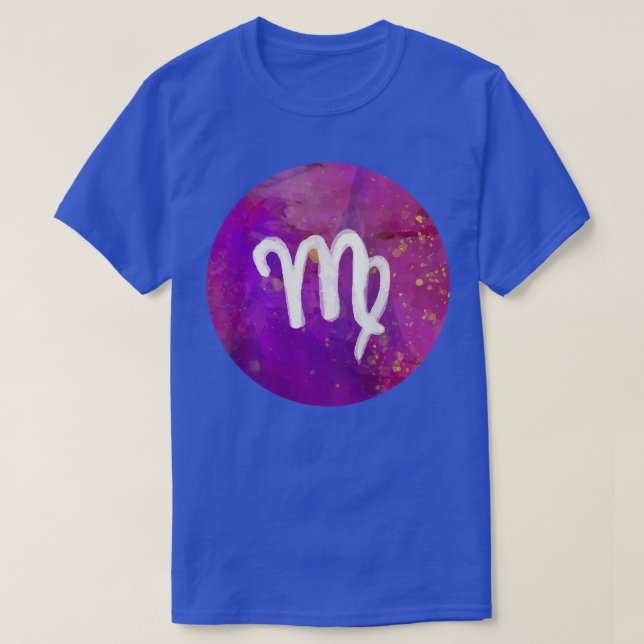 Womens Virgo Astrology Horoscope  Women Teens Back T-Shirt (Design Front)