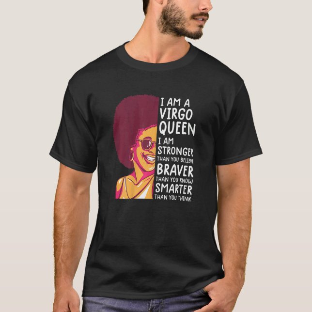 Womens Virgo queen women Astrology zodiac Virgo gi T-Shirt (Front)
