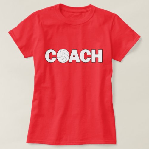 Womens Volleyball Coach T_Shirt