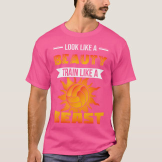 Womens Volleyball Look Like Beauty Train Like Be T-Shirt