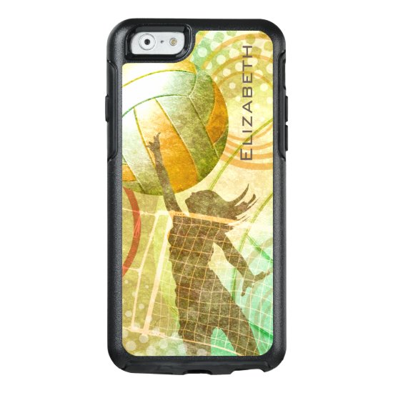 Women's volleyball sunny gold OtterBox iPhone 6/6s case