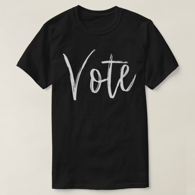 Womens Vote Let your voice be heard and VOTE VNeck T-Shirt (Design Front)