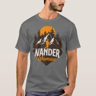 Womens Wander Woman Hiking T-Shirt