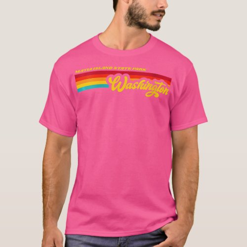 Womens Washington MAIA ISLAND State Park VNeck  T_Shirt