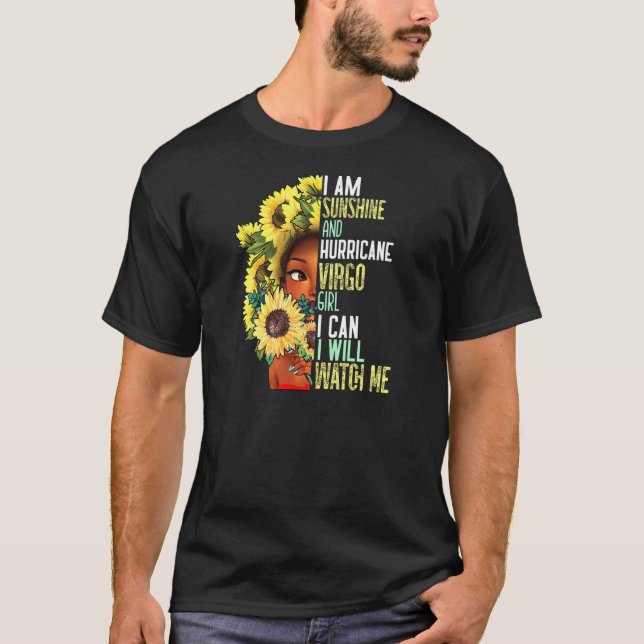 Womens Watch Me Motivational Virgo Girl August Sep T-Shirt (Front)