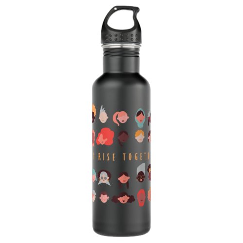 Womens We Rise Together International Womens Day  Stainless Steel Water Bottle