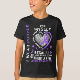 Womens Wear Purple For Lupus Awareness Warriors T-Shirt