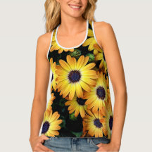 Women's wear with sunflowers design