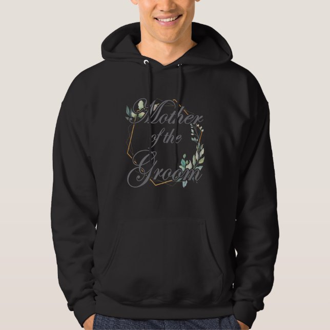 Womens Wedding Bridal Shower Bride Mom Mother Of T Hoodie (Front)