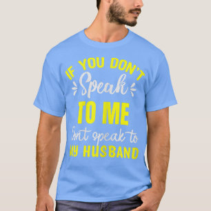 Womens Wedding Bride Engaged Just Married My Husba T-Shirt