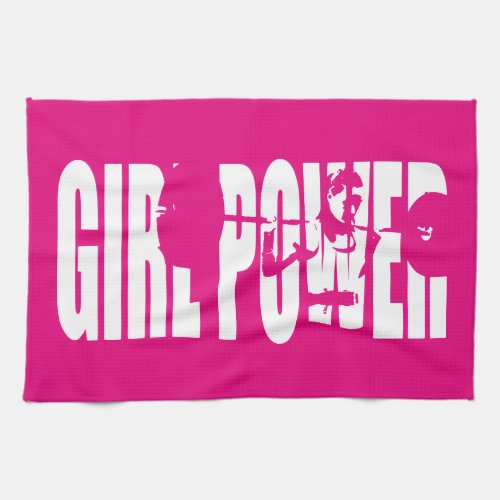 Womens Weightlifting Motivation _ Girl Power Towel